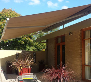 Open Body Folding Arm Awning | Coolabah Shades