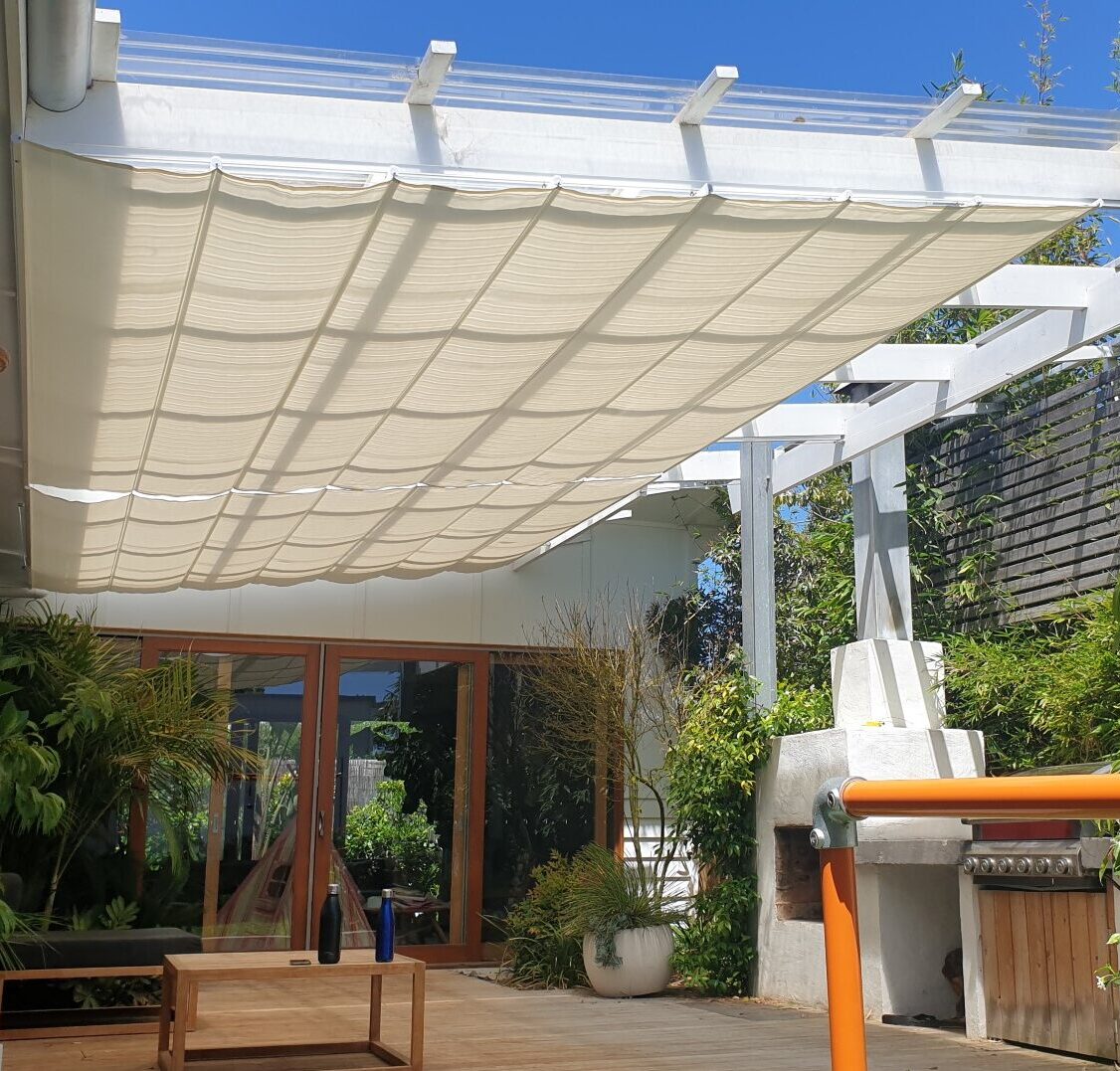 Pleated Patio Blind