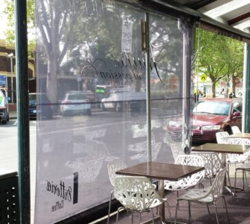 crank roller café blinds
